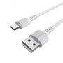 Кабель Borofone BX16 USB - micro USB, 1 м белый