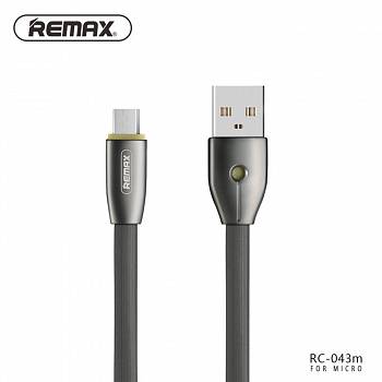 Кабель Remax Kinght RC-043m USB - micro USB, 1 м черный