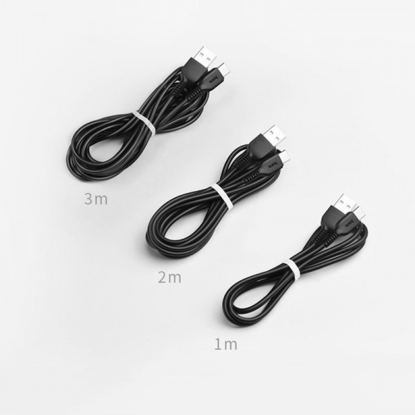Кабель Hoco X20 Flash, USB - USB Type-C, 1 м, белый