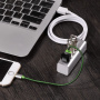 USB 2.0 HUB Hoco HB1 4 порта, серебристый