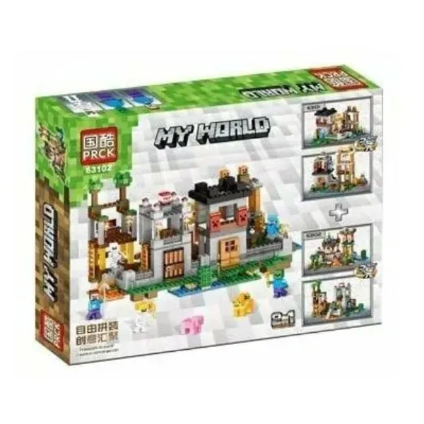 Конструктор PRCK My World Крепость 472 детали