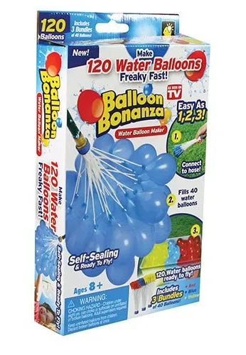 Водяные бомбочки из шариков Balloon Bonanza