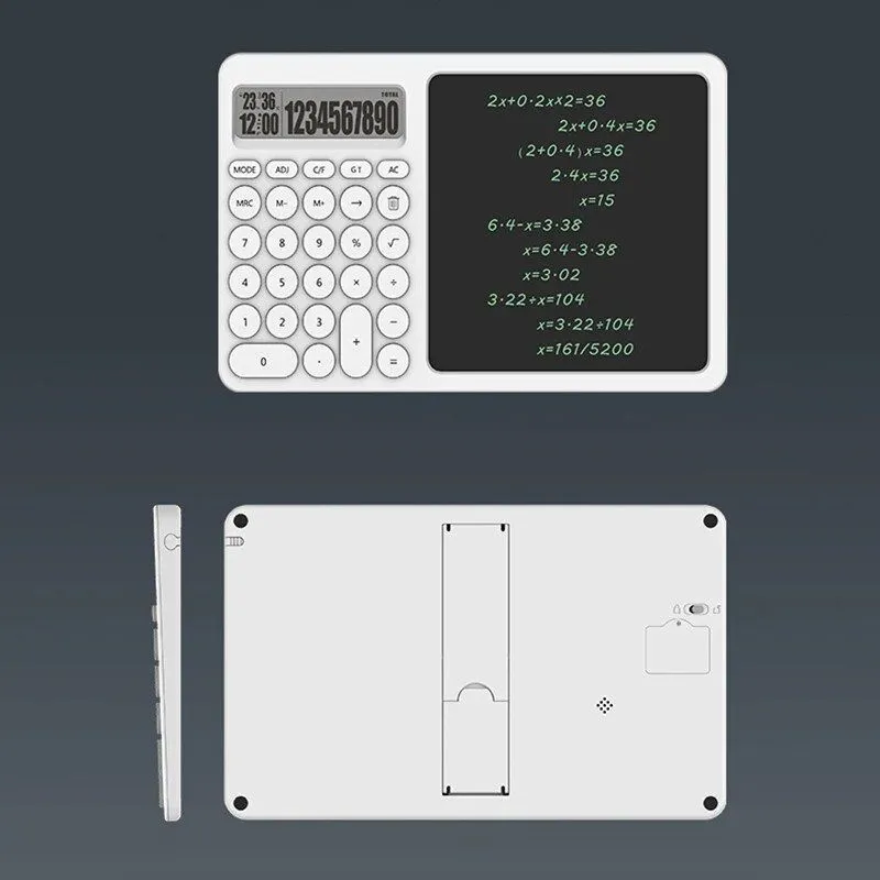 Портативный калькулятор графический планшет со стилусом для заметок Calculator LCD Writing Tablet